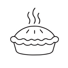 Autumn Line Icons Set Fall Cozy Clipart