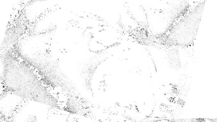Monochrome grunge dust particle background abstract vector illustration. Grunge overlay texture vector with distressed irregular abstract elements. 