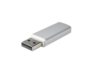 White rectangular USB flash drive (4)