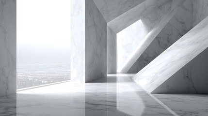 Obraz premium Modern Marble Interior Design