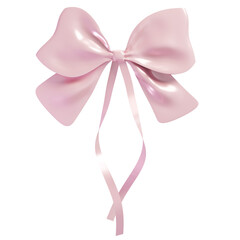 Pink Coqquete Ribbon Bow