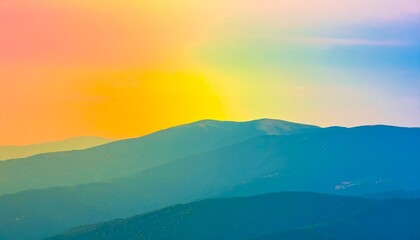 Obraz premium Colorful Gradient Background Wallpaper