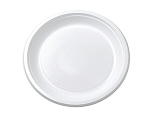 White disposable round plate (5)