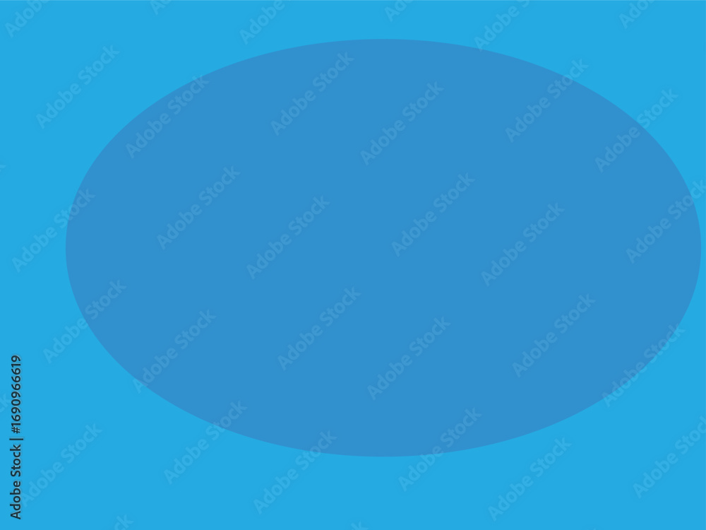 Poster blue circle on light blue background | minimalist solid color design element for graphic design and 