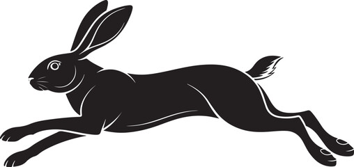 Obraz premium silhouette of a rabbit