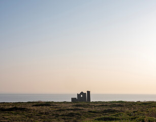 tower ruin of wheal coates near saint agnes in cornwall