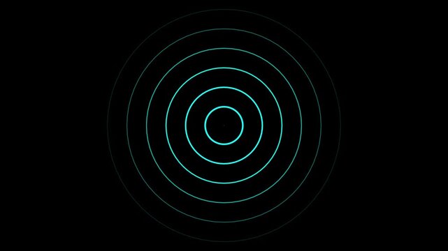 Radio wave signal with networking system concept.