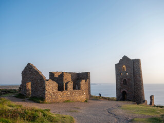 tower ruin of wheal coates near saint agnes in cornwall