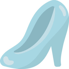Glass Shoes Fairy Tale Illustration