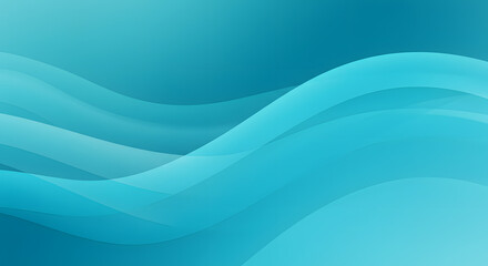abstract wave background, modern blue wave layers &ndash; minimalist abstract background