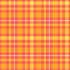 yellow golden tartan plaid seamless texture for textile, fabric print and background