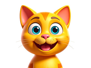 Fototapeta premium cartoon 3D cat 