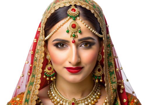 Matha Patti isolated on white background