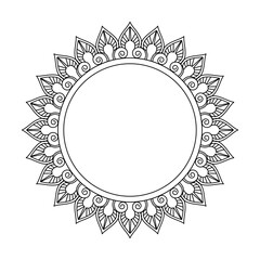 Circular Petal Radiance in Artistic Bloom