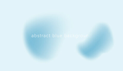 Abstract Blue Gradient Blob Background Vector | Soft Fluid Shape Isolated PNG