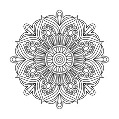 Floating Petal Movement Across Mandala Form