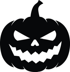 Collection of diverse pumpkin emoji faces expressing various emotions isolated on white background isolated on transparent background