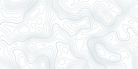 Topographic map pattern background vector. Abstract mountain terrain map background with abstract shape line texture. Design illustration for wall art, fabric, packaging, banner, wallpaper.