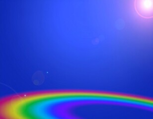 Obraz premium abstract background with rainbow