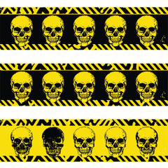 Abstract geometric silhouette design with vibrant color accents and text elements