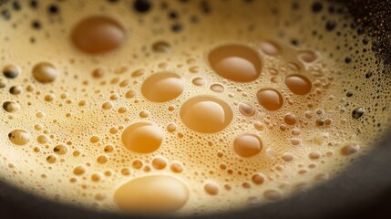 Cream separator with milk fat globules separating into distinct layers