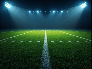 Obraz premium American stadium lights in the night