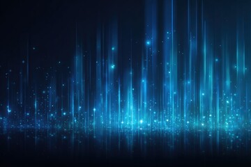 Abstract digital backdrop with vertical light beams