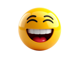 3d smiley face with a smile