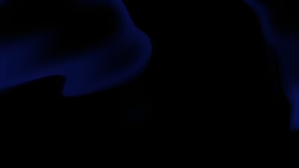 Dark Blue and Black Abstract Fluid Waves