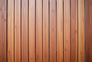 Obraz premium Rich, warm brown wood grain, vertical planks, rustic texture, grain, light brown wood