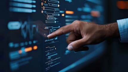 Holographic interactive whiteboard in a corporate meeting room, projecting dynamic presentations, collaborative brainstorming.