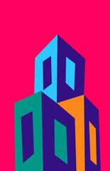3d cubes background 