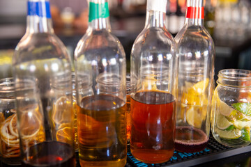 Bartenders Mixers for making Cocktails