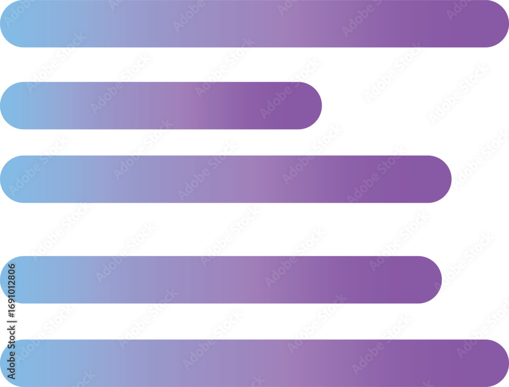 Fototapete gradient button set for ui/ux design