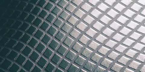 Obraz premium Close up abstract texture of a textured surface with a repeating diamond pattern and gradient lighting