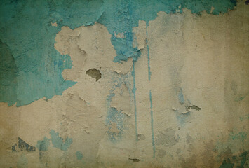Damaged abstract grunge concrete wall background.