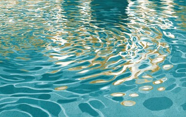 Abstract rippled water surface