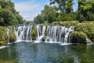 Fototapeta premium Koćuša waterfall in the village of Veljaci