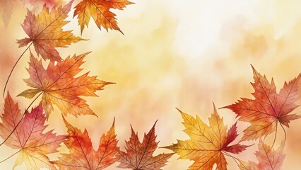 Close-up view of handpainted autumn leaves outdoor artwork for seasonal inspiration