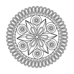 Soft Mandala Crafted for Mental Serenity
