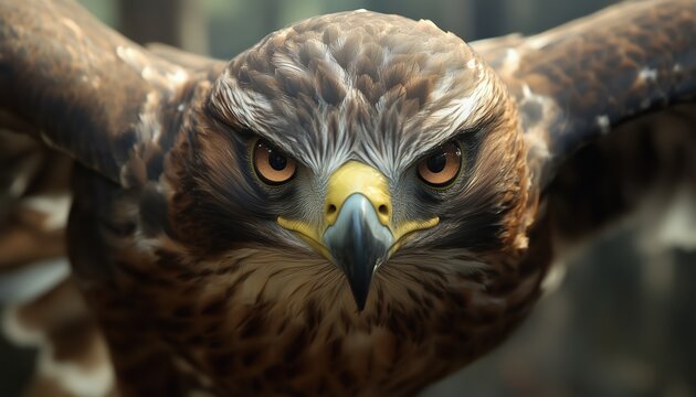 Eagle Symbol: A Representation Of A Majestic Bird Of Prey, Often Used As A Symbol Or Mascot To Depict Strength And Power.