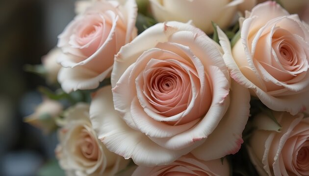 Bouquet de d&eacute;licats gla&iuml;euls roses