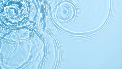 Light blue water ripples