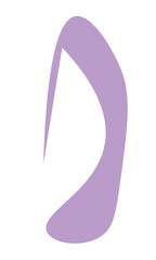 Abstract modern design element in soft lavender, perfect for branding, web design, or adding a touch of elegance to your creative projects and social media campaigns