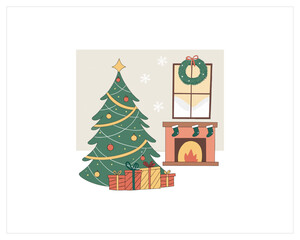 Fototapeta premium Christmas Content Vector Free SVG Download