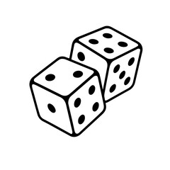 a simple image of two dice
