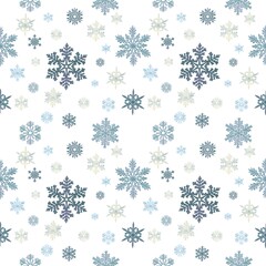Watercolor Winter Floral Digital Paper