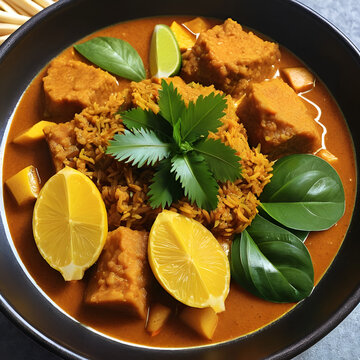 Sajian sop buntut dalam mangkuk keramik tua, potongan ekor sapi dengan sumsum terlihat jelas, kuah bening kehijauan, daun bawang dan sambal sebagai garnish, latar kayu gelap dan fokus tajam