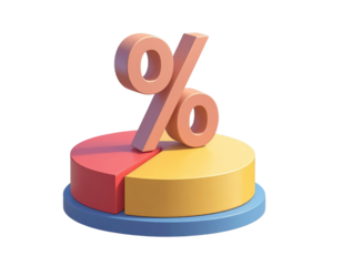 3d minimal Special discount offer icon. Flash sale. Special big sale offer. percent s