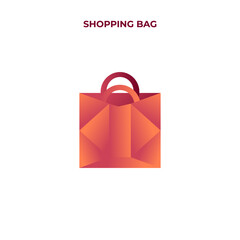 Shopping Bag Icon – Modern Gradient Symbol